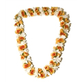 Lantern Ilima with Tuberose Lei (Double)