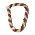 Fancy Orchid Lei (Tri-Color)