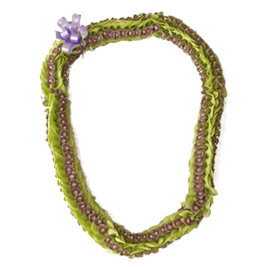 Fancy Orchid Lei (Green Fancy)