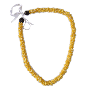Small Golden Seashell Lei Necklace