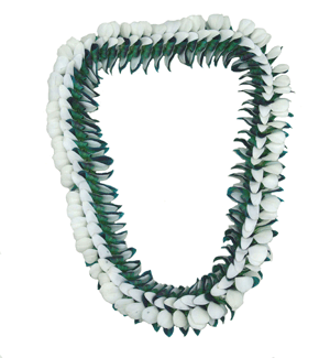 Green Sea Foam Orchid Lei