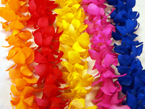 Orchid Lei Color-Dyed