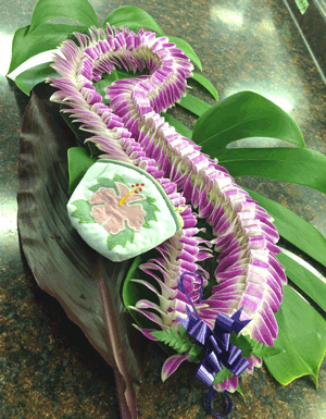 Butterfly Lei with Coin Purse