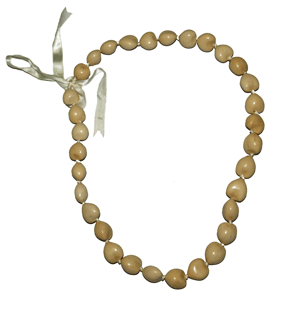 Kukui Nut Lei Necklace - Blond