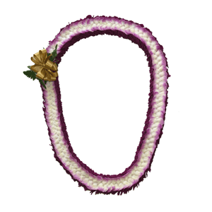 Orchid Christina 2 Lei (Purple)